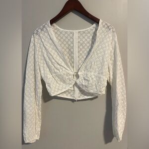 Sheer Floral CropTop